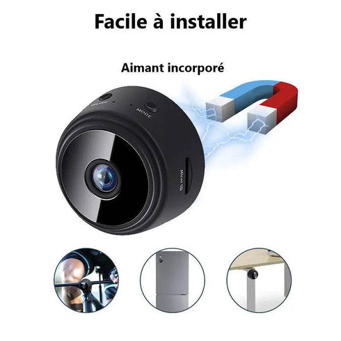 Mini caméra magnétique voiture/domicile